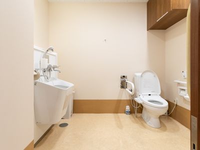 清潔なトイレ設備