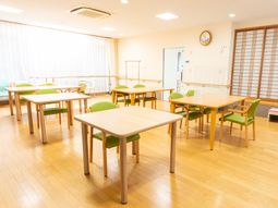 明るい共用スペース