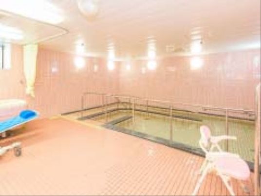 広々とした浴室の様子