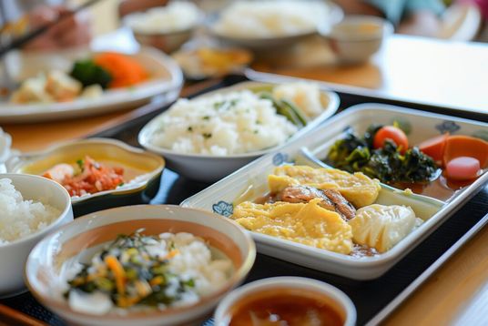 美味しそうな料理のテーブル