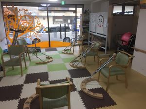 機能訓練室の椅子