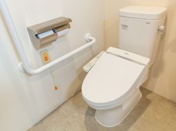安全設計のトイレ