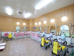 訓練用機器が整った部屋