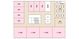 施設内の平面図