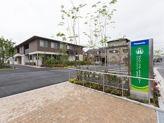 緑豊かなエントランス