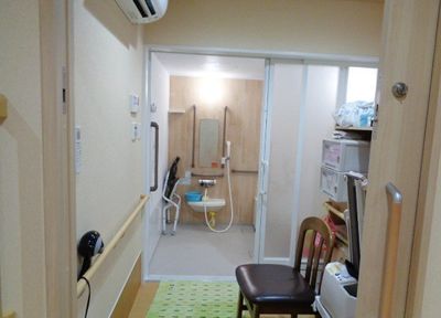 バリアフリーの洗面室