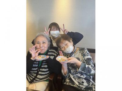 笑顔あふれる共用スペース