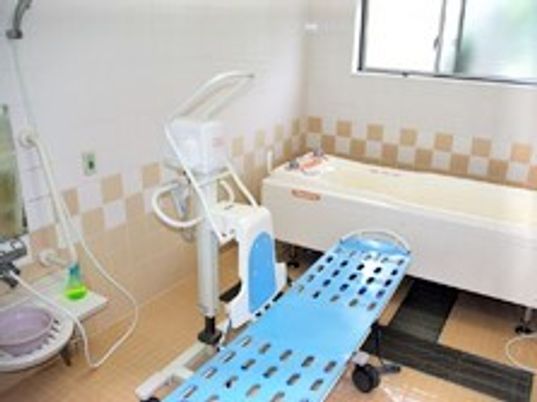 清潔な浴室設備