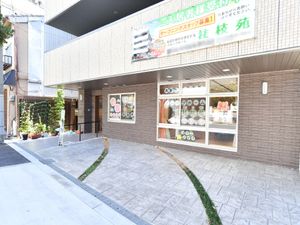 明朗な雰囲気のエントランス