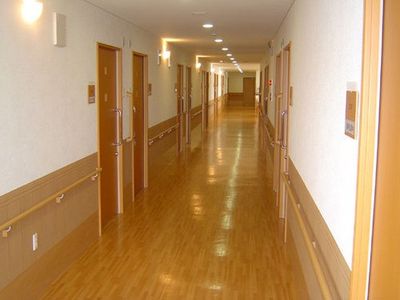 清潔感のある廊下