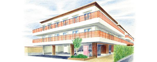 現代的な建物の外観