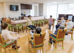 健康体操の様子