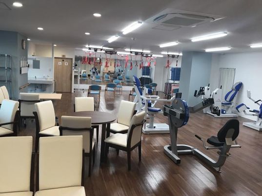 運動器具が揃う室内