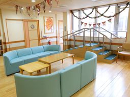 和やかな雰囲気の休憩室