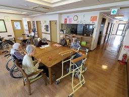 共有スペースでの憩い