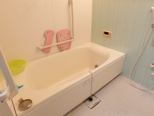 安全な浴室の設備