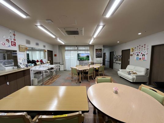 ゆったりした共用スペース