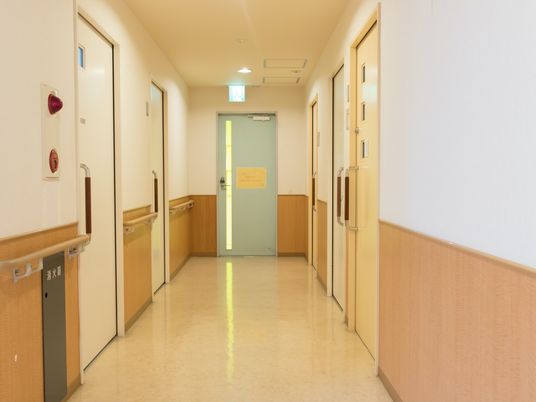明るく清潔な廊下