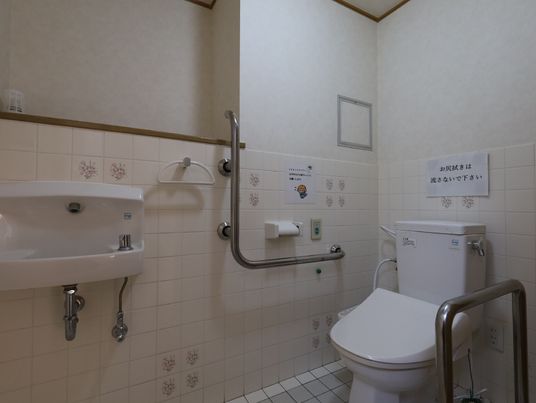 バリアフリーのトイレ