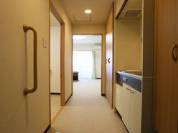 清潔な居室廊下