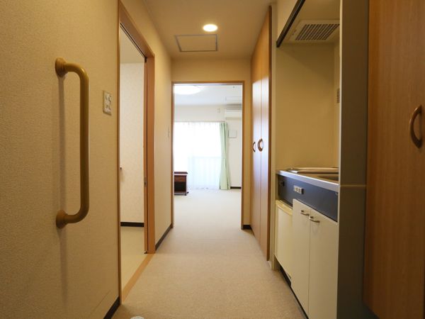 清潔な居室廊下