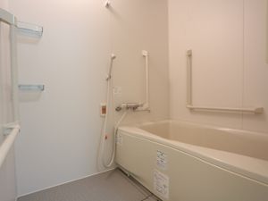 バリアフリー浴室の内観
