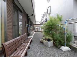 快適な休憩スペース外観