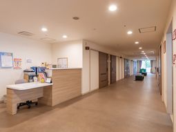 開放感のある廊下