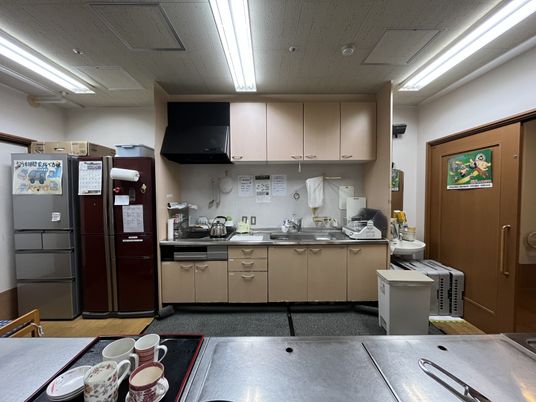 調理器具のあるキッチン