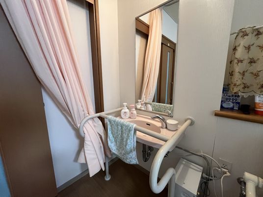 設備の整った洗面台