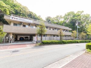 緑豊かな外観