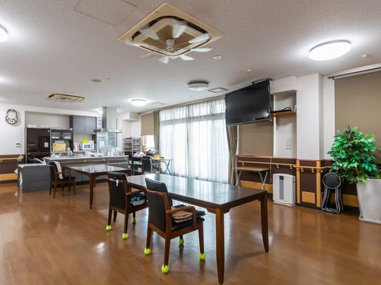 広々とした食堂