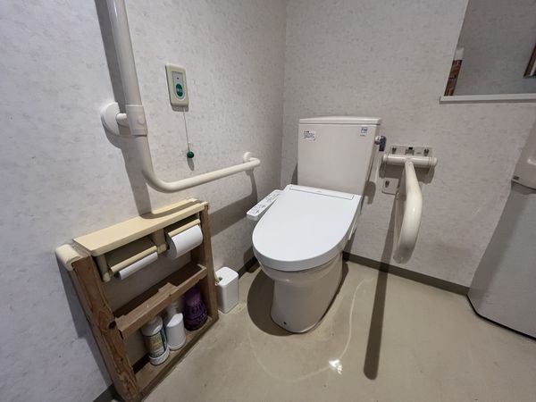 便利な設備のトイレ