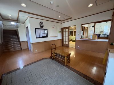 広々とした休憩スペース