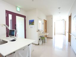 明るい廊下と掲示物