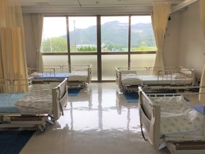 自然光が差し込む居室
