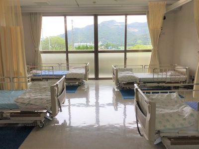 自然光が差し込む居室