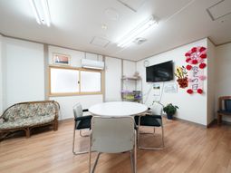 温かい雰囲気の休憩室