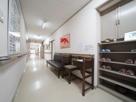 清潔な廊下の様子