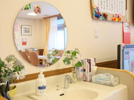 手洗い場と食堂