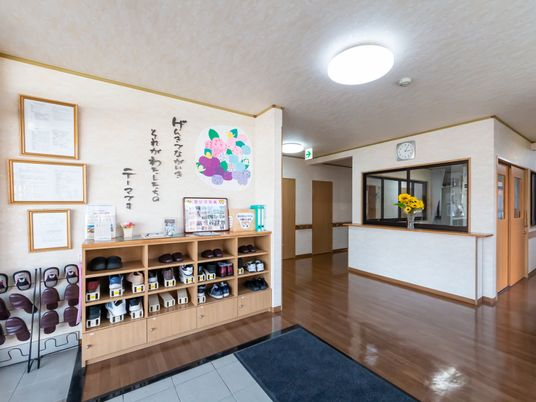 清潔なエントランス