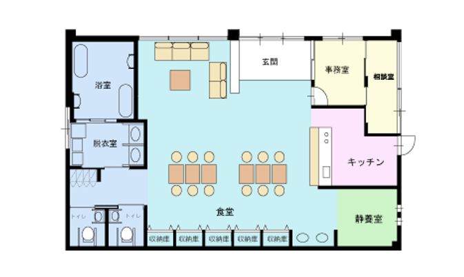 機能的な多目的室