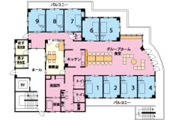 部屋配置見取り図