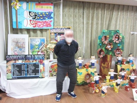 作品展示の前景
