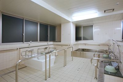 機能的な浴室設備