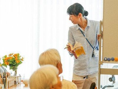 スタッフと利用者の居室