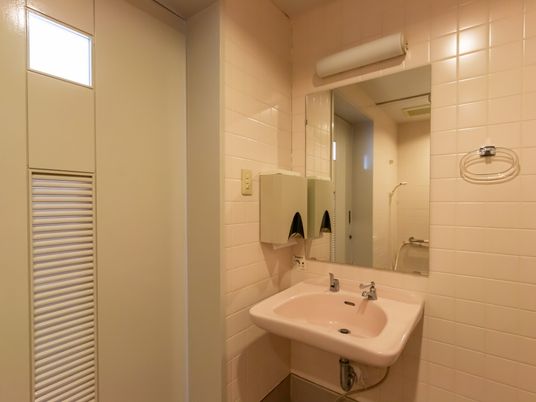 清潔な洗面スペース