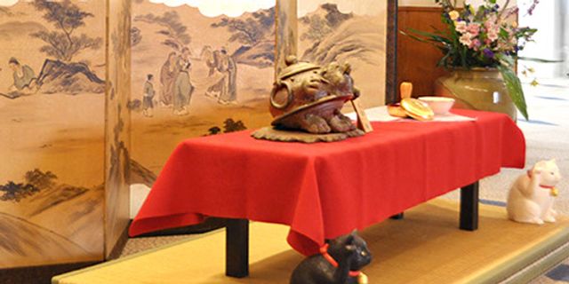 装飾が施された部屋