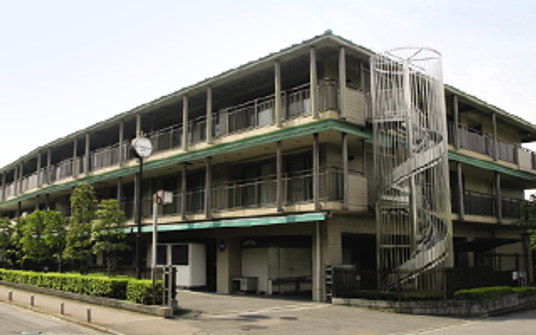 緑豊かな建物