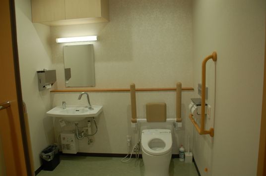 安全設備の整ったトイレ